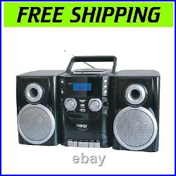 Portable CD Player Boombox with Detachable Speakers Perfect for Home & Travel