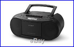 Portable CD Player Cassette Deck AM/FM Radio Tape Recorder Boombox Speakers New