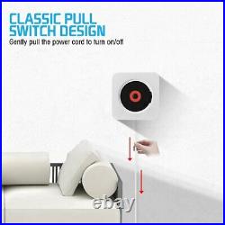 Portable CD Player Wall Mountable Bluetooth Boombox Home Audio with Remote MP3