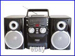 Portable CD Player with AM/FM Stereo Boombox Radio Cassette Player/Recorder