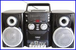 Portable CD Player with AM/FM Stereo Radio Cassette Player/Recorder and Twin