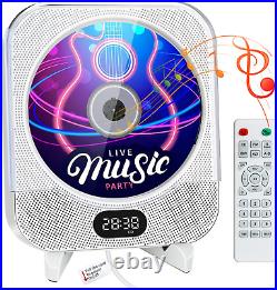 Portable CD Player with Bluetooth, Wall Mounted CD Player Home Audio Boombox