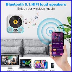 Portable CD Player with Bluetooth, Wall Mounted CD Player Home Audio Boombox