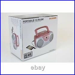 Portable CD-R compatible CD player with AM/FM Radio Boombox