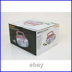 Portable CD-R compatible CD player with AM/FM Radio Boombox
