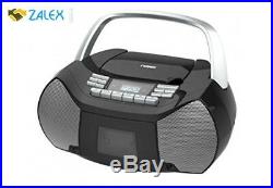 Portable Cassette CD Player With Digital Record To Cassette Tapes FM AM Radio