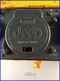 Portable Jeep Boombox CD AM/FM Radio Cassette Player WPss-1a PLEASE READ