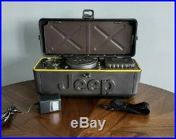 Portable Jeep Boombox CD Radio Cassette Player WRSS-2A 1997 SEE VIDEO BELOW