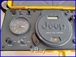 Portable Jeep Boombox with Power Cord CD Radio Cassette Player Yellow WPSS-1A 1995