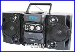 Portable MP3/CD Player with AM/FM Stereo Radio and Cassette Player/Recorder