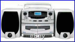 Portable MP3/CD Player with Cassette Recorder, AM/FM Radio and amp USB Input