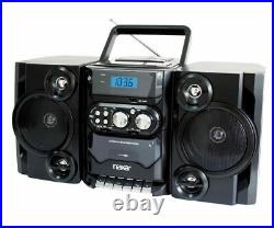 Portable MP3/CD/USB Player with Stereo Radio & Cassette Recorder