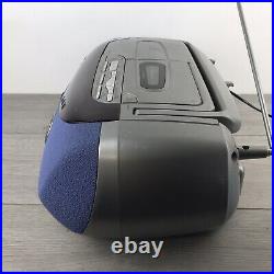 Portable MiniDisc Recorder Player Boombox CD Cassette Radio MP3 Sanyo MDC-3100F