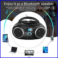 Portable Radio CD Player Boombox with Bluetooth & FM Radio USB MP3 PlaybackCo