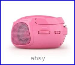 Portable Radio CD Player With Light Effect Lamp Auna Music Playing Device Tool