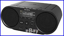 Portable Sony CD Player Boombox Digital Tuner AM/FM Radio Mega Bass Reflex Stere