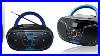 Portable Speakers Lonpoo CD Speaker Mini Portable CD Player Boombox Bluetooth