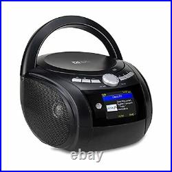 Portable Stereo CD Boombox Internet Radio FM Radio CD Player with USB Playback