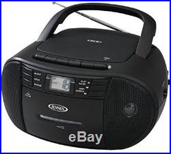 Portable Stereo CD Player Cassette Radio Recorder FM/AM Music Boombox Bluetooth