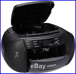 Portable Stereo CD Player Cassette Radio Recorder FM/AM Music Boombox Bluetooth