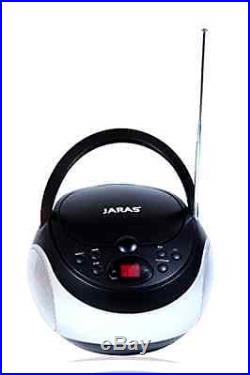 Portable Stereo CD Player with AM/FM Stereo Radio and Headphone Jack