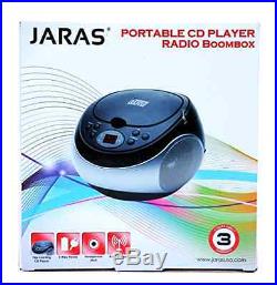 Portable Stereo CD Player with AM/FM Stereo Radio and Headphone Jack