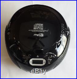 Portable Stereo MP3/CD Player AM/FM Radio USB Port 110V-220V COBY MPCD471 BLACK