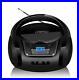 Portable Stereo Music Boombox with CD Player USB MP3 AUX Wireless Radio