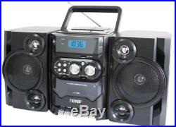 Portable Stereo Player Boom Box MP3/CD AM/FM Stereo Cassette Player Recorder