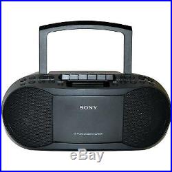 Portable Stereo Sound System Boombox MP3 CD Player Digital Tuner AM FM Radio US