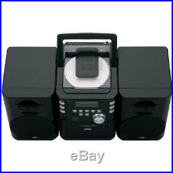 Portable cd music system with cassette and fm stereo radio player new