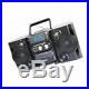 Portable mp3/cd player with am/fm stereo radio and cassette player/recorder