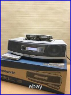 Portable stereo CD system RX-ED57 Panasonic Silver CD Japan