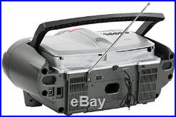 QFX J-50U Portable Jumbo Bluetooth Boombox Radio with MP3/CD Player and Casse