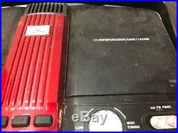 QFX Portable CD Cassette Player Jumbo Boombox Speaker System