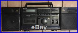 Quasar GX90CD portable stereo Vintage Boombox CD player digital EXCELLENT