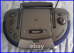 RARE Casio MInidisc / CD Player / Radio ZD-1 Portable MD Recorder. Boombox VGC