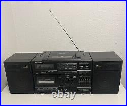 RARE Panasonic RX-DS620 Portable Stereo CD System Cassette AM/FM Radio Boombox