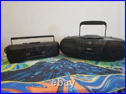 RARE RCA Digital CD/AM/FM Radio Portable Boombox RP-7941A & Centurion MDl# 50062