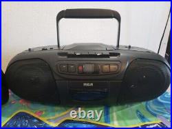 RARE RCA Digital CD/AM/FM Radio Portable Boombox RP-7941A & Centurion MDl# 50062