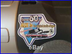 RARE RETRO JVC RV-NB10B Boomblaster Boombox Portable Stereo CD/Radio/tape Player