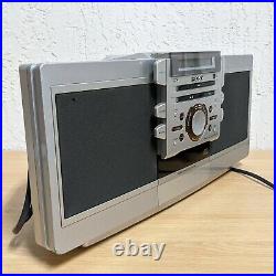 RARE SONY ZS-D55 Portable Boombox Stereo CD Player Cassette Tape FM Radio TESTED