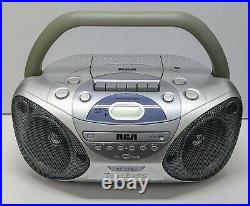 RCA RCD150 CD Radio Cassette Boombox Recorder AM/FM Portable Battery Electric
