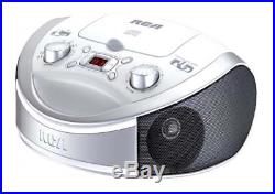 RCA RCD331WH Portable CD Player with AM/FM Radio White