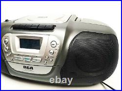 RCA RP-7982B Portable CD Tape Player AM/FM Boombox Tested Works EUC