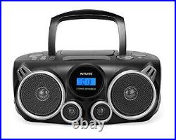 RIPTUNES Portable CD Player Bluetooth Stereo Sound System Digital AM FM Radio