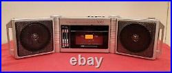 Rare MITSUBISHI TX-40 TX40 Bi-fold Swing Away Walkman/Mini Boombox-Serviced