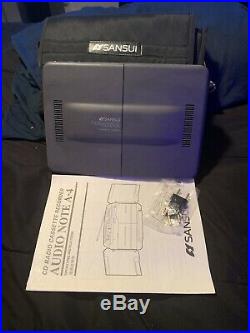 Rare Sansui Audio Note A4 A-4 Portable Cassette CD Boombox Radio Tape Player