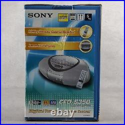 Rare Vintage SONY CFD-S350 CD Radio Cassette Player Mint Original Sealed Box