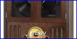Record Player CD Boombox Wall Mounted AM/FM Radio Home Built In Stereo Speakers